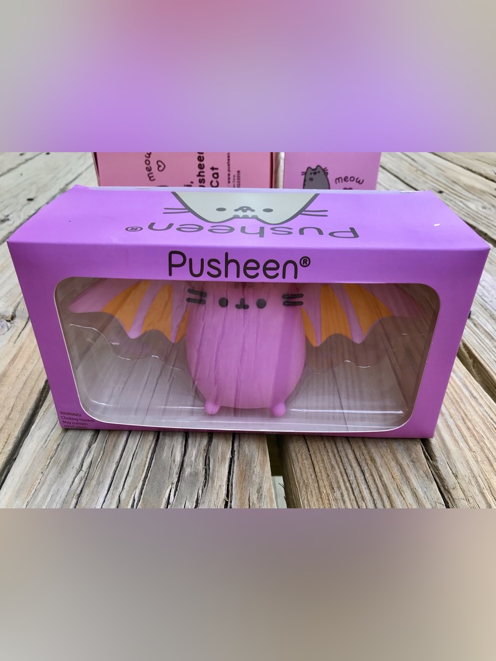 2016 PUSHEEN Cat Bat Halloween Subscription Box Vinyl Figure Toy Decoration - Picture 2 of 11